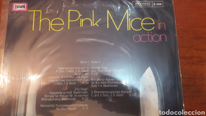 Discos de vinilo: The pink Mice in action europa E 456 - Foto 2