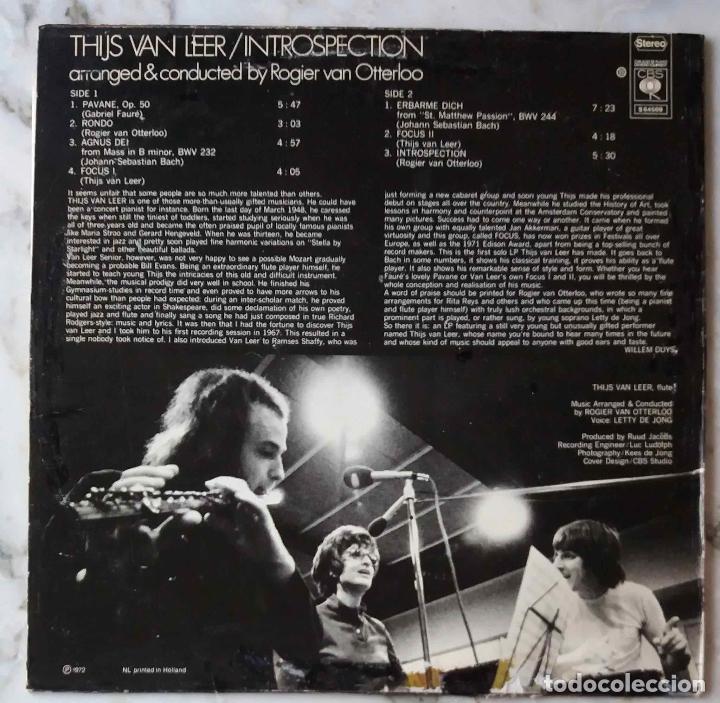 Discos de vinilo: THIJS VAN LER. INTROSPECTION. LP ORIGINAL  HALANDA. - Foto 2