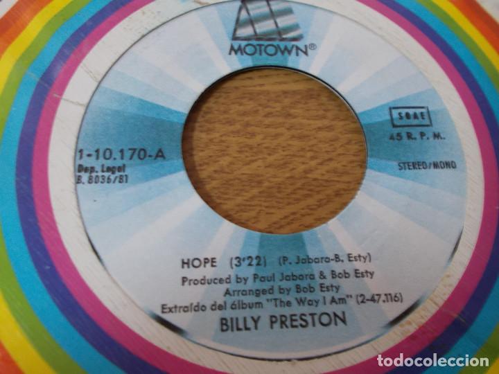 Discos de vinilo: BILLY PRESTON. HOPE.  SOCK IT ROCKET - Foto 2