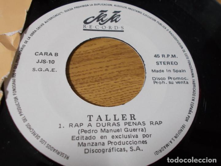 Discos de vinilo: TALLER. RAP A DURAS PENAS RAP. - Foto 2