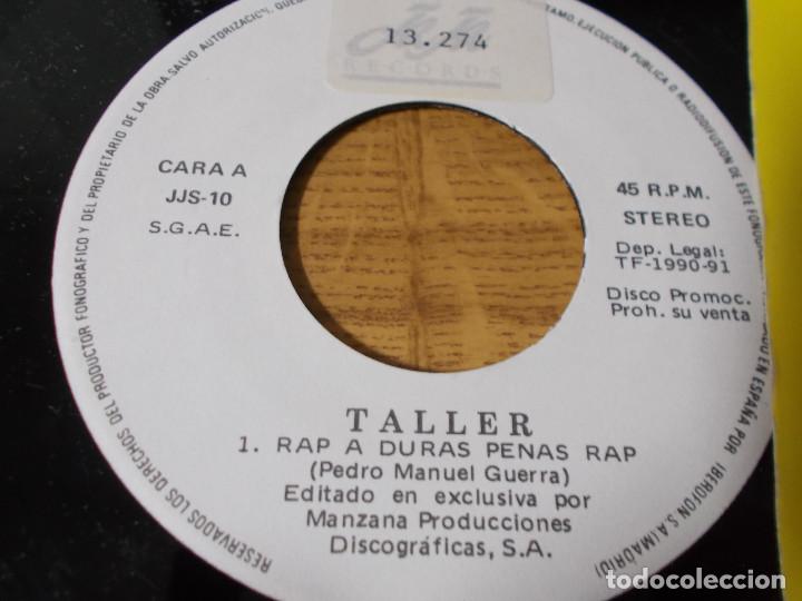 Discos de vinilo: TALLER. RAP A DURAS PENAS RAP. - Foto 3