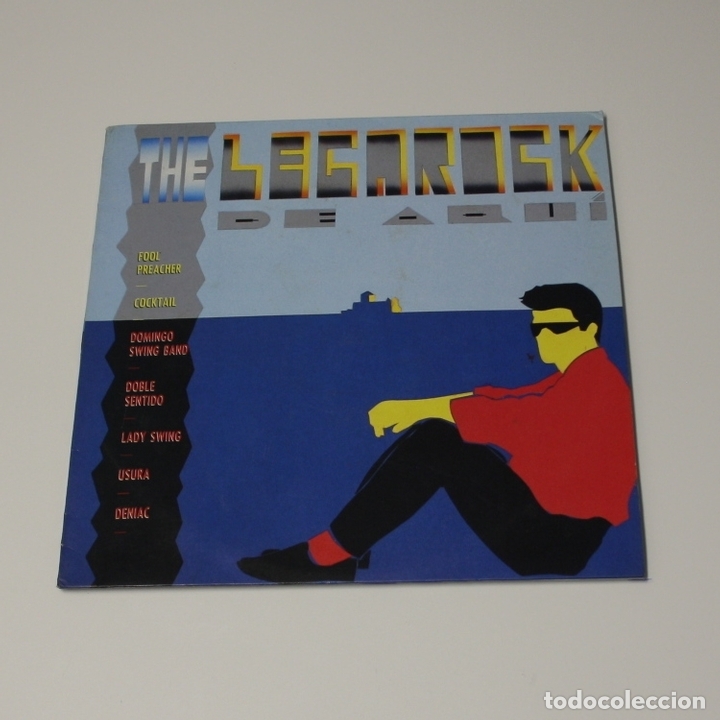Discos de vinilo: VARIOS - THE LEGAROCK DE AQUI - LP - Foto 1