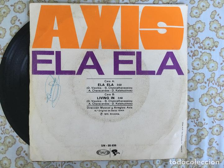 Discos de vinilo: 7 SINGLE-AXIS-ELA ELA - Foto 2