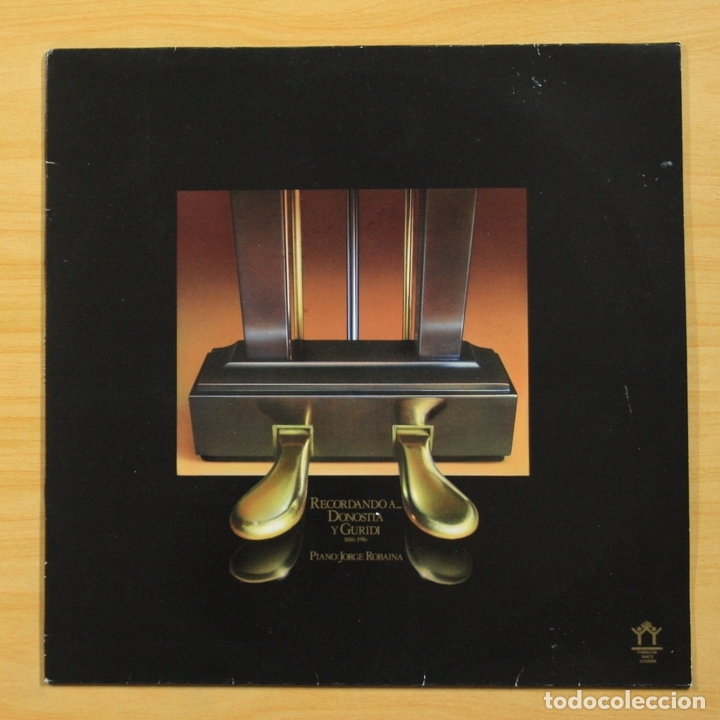 Discos de vinilo: JORGE ROBAINA - RECORDANDO A... DONOSTIA Y GURIDI - LP - Foto 1