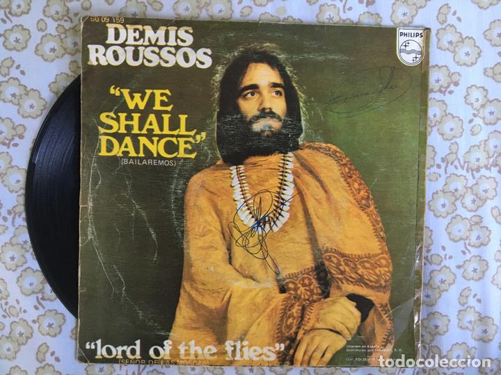 Discos de vinilo: 7 SINGLE-DEMIS ROUSSOS-WE SHALL DANCE - Foto 2