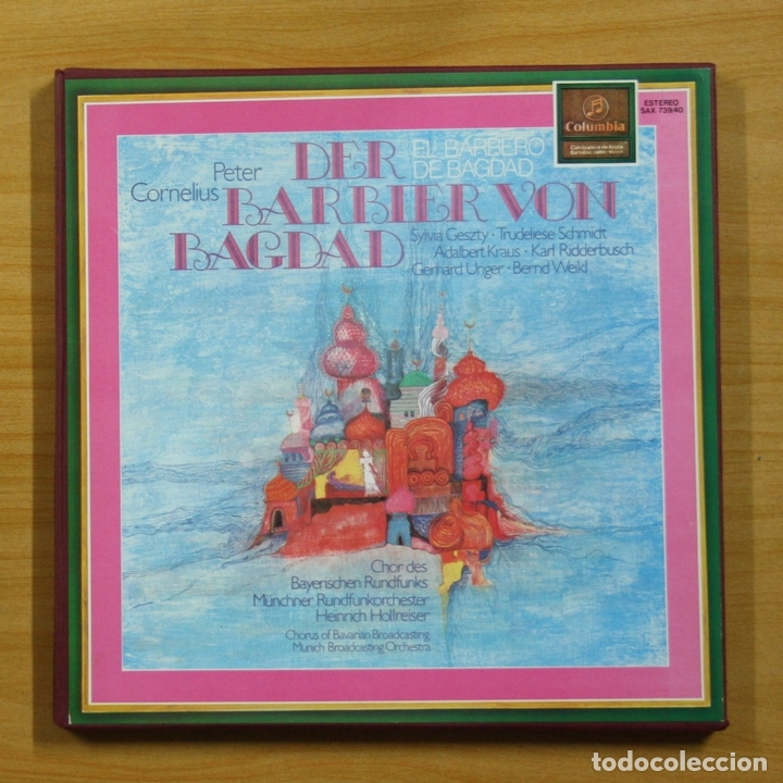 Discos de vinilo: PETER CORNELIUS - DER BARBIER VON BAGDAD - BOX 2 LP - Foto 1