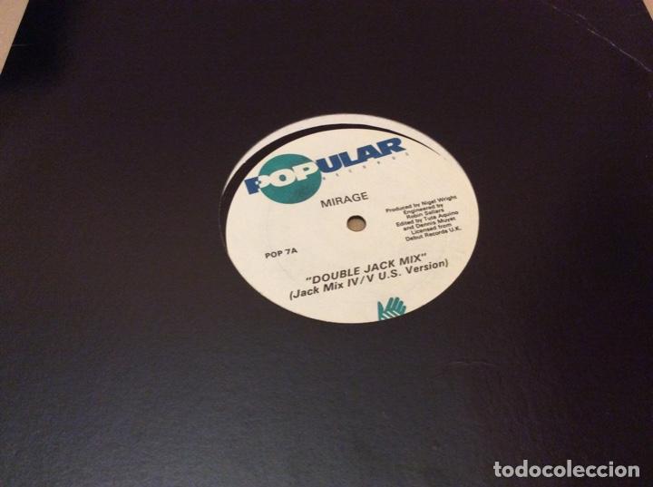 Discos de vinilo: Mirage &ndash; Double Jack Mix / Here It Is Get Into It. 1988. - Foto 2