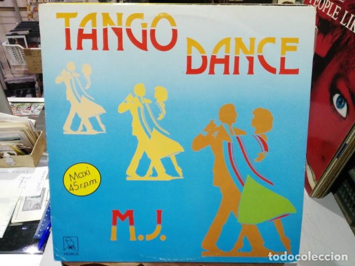 Discos de vinilo: M. J. - Tango Dance - Maxi Single del sello Horus 1988 - Foto 1