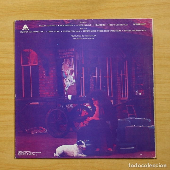 Discos de vinilo: MELISSA MANCHESTER - HELP IS ON THE WAY - LP - Foto 2