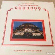 Discos de vinilo: ROYAL ALBERT HALL LONDON-FESTIVAL OF INDIAN MUSIC. 2LP. CARPETA DOBLE.. Lote 144449378