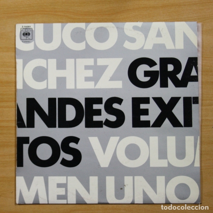 Discos de vinilo: CUCO SANCHEZ - GRANDES EXITOS VOLUMEN UNO - LP - Foto 1