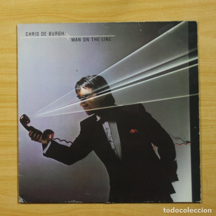 Discos de vinilo: CHRIS DE BURGH - MAN ON THE LINE - LP - Foto 1