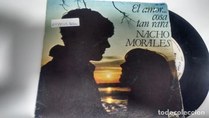 Disques de vinyle: SINGLE (VINILO) DE NACHO MORALES A&Ntilde;OS 70