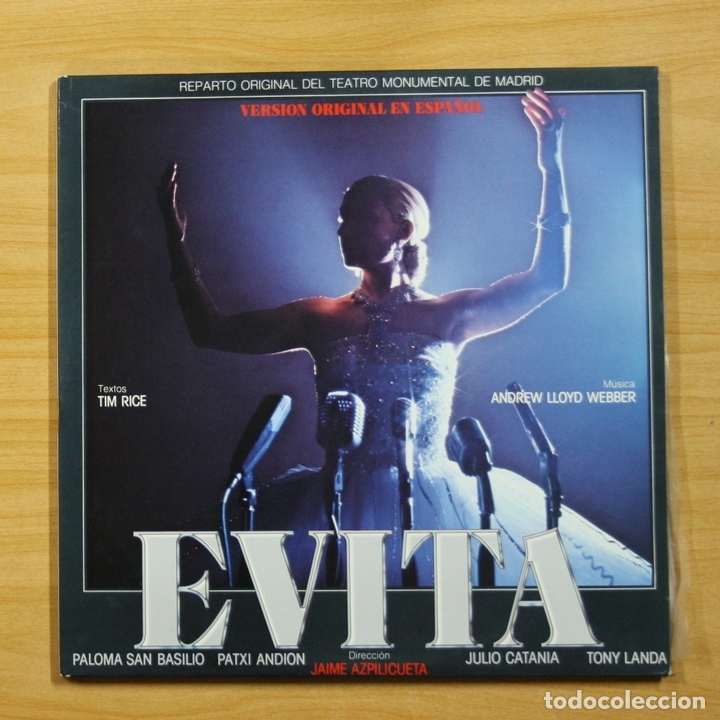 Discos de vinilo: TIM RICE / ANDREW LLOYD WEBBER - EVITA - GATEFOLD - 2 LP - Foto 1
