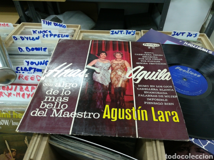 Disques de vinyle: Hermanas aguila lp con algo de lo mas bello del Maestro agustin lara mexico