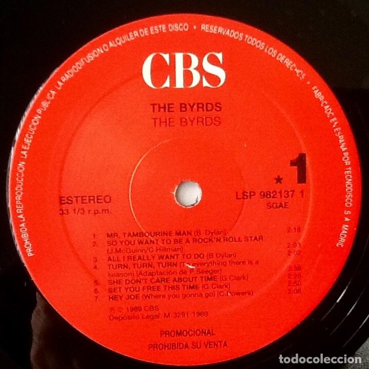 Discos de vinilo: THE BYRDS : THE BYRDS [CBS - ESP 1980] LP/COMP - Foto 3