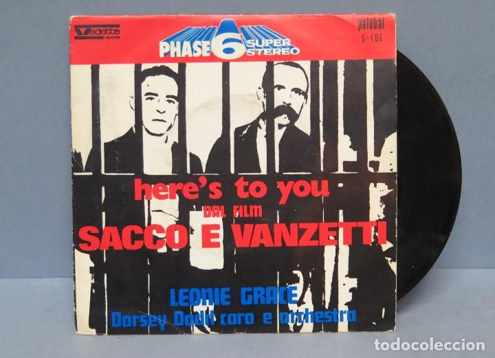 Discos de vinilo: SINGLE. SACCO E VANZETTI. IL DIO SERPENTE. LEONIE GRACE - Foto 1