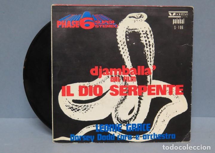 Discos de vinilo: SINGLE. SACCO E VANZETTI. IL DIO SERPENTE. LEONIE GRACE - Foto 2