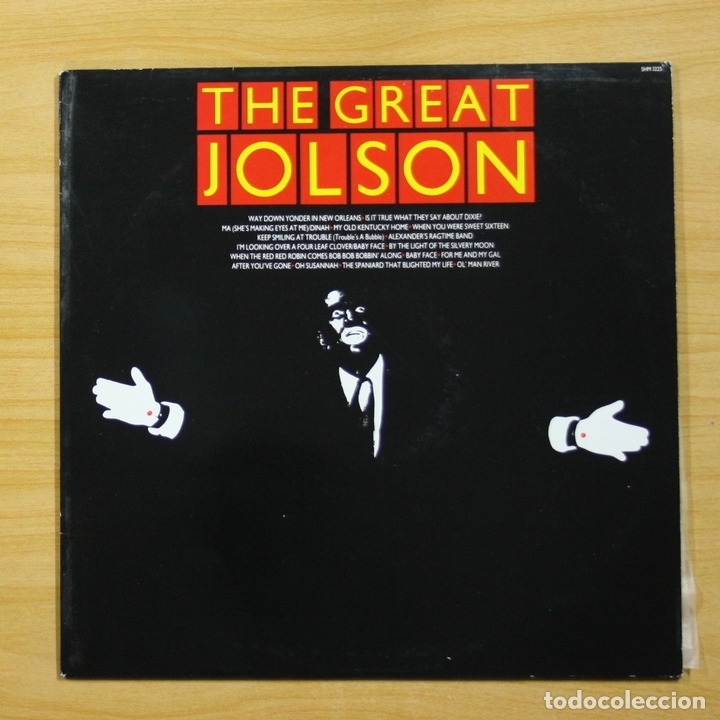 Discos de vinilo: AL JOLSON - THE GREAT JOLSON - LP - Foto 1