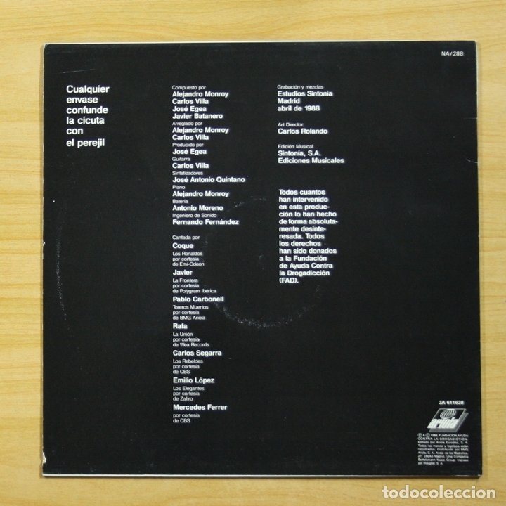 Discos de vinilo: VARIOS - ENGANCHATE A LA VIDA - MAXI - Foto 2