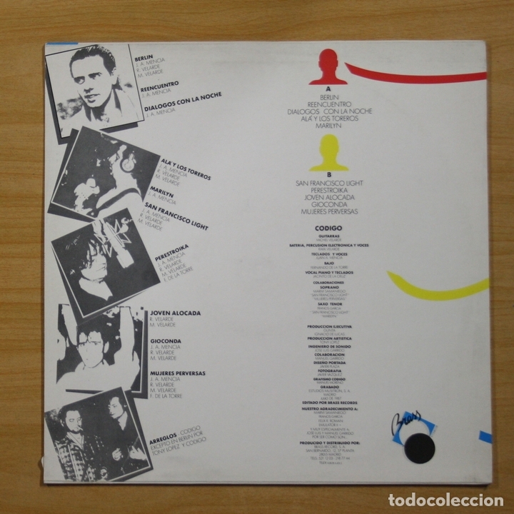 Discos de vinilo: CODIGO - OPUS POPUS - LP - Foto 2