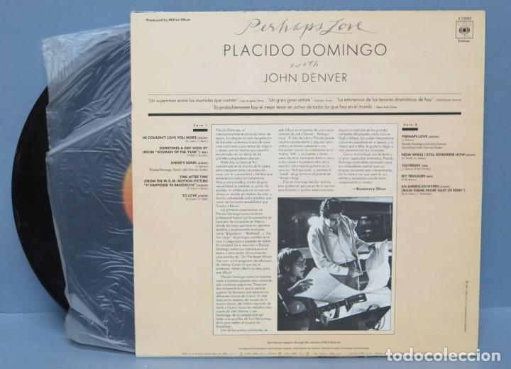 Discos de vinilo: LP. PLACIDO DOMINGO WITH JOHN DENVER - Foto 2