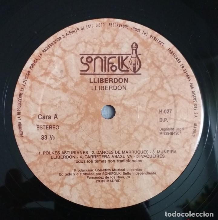 Discos de vinilo: LLIBERDON  - LLIBERDON - Foto 3