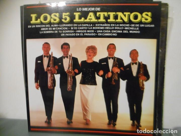 Discos de vinilo: LO MEJOR DE LOS 5 LATINOS - Foto 1