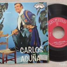 Discos de vinilo: CARLOS ACUÑA EL REY DEL TANGO EL CHOCLO SINGLE VINYL MADE IN SPAIN 1965. Lote 144601682