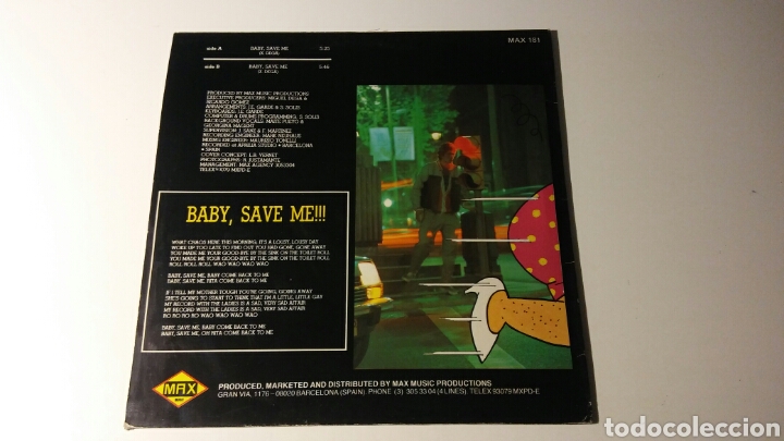 Discos de vinilo: Just Lanky - Baby, Save Me - Foto 2