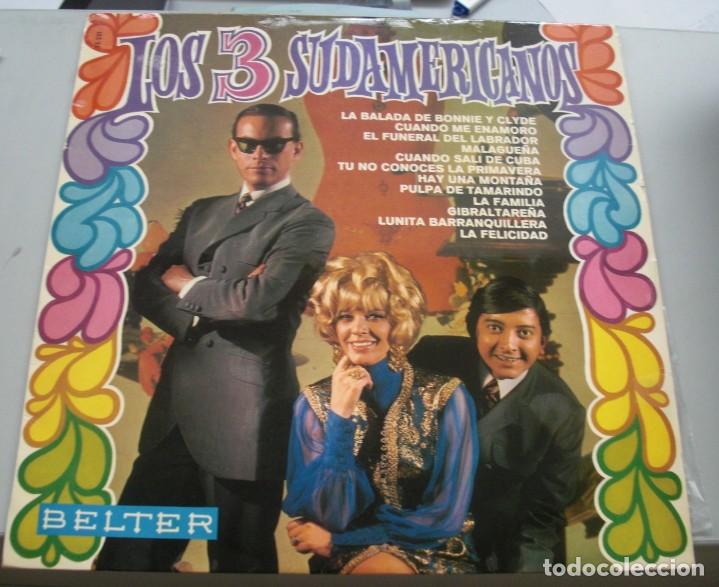 Discos de vinilo: LOS 3 SUDAMERICANOS - LP BELTER - Foto 1