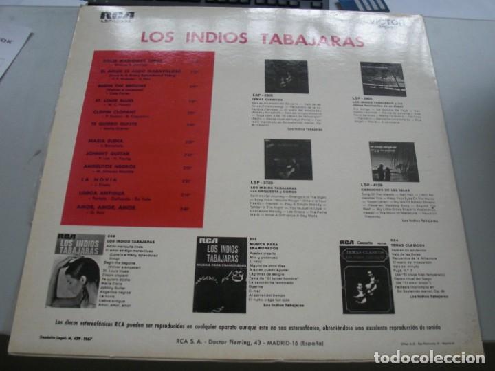 Discos de vinilo: LOS INDIOS TABAJARAS - LP 1967 - Foto 2