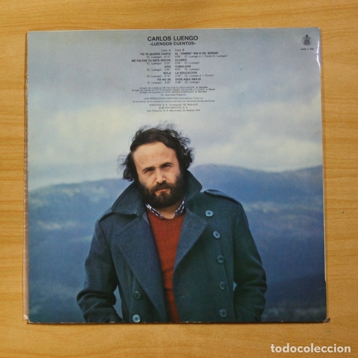 Discos de vinilo: CARLOS LUENGO - LUENGOS CUENTOS - LP - Foto 2