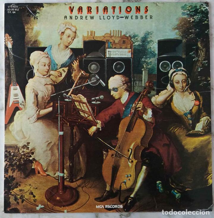 Discos de vinilo: ANDREW LLOYD WEBBER, VARIATIONS. CON ROD ARGENT, JON HISEMAN, GARY MOORE... LP ESPA&Ntilde;A - Foto 1