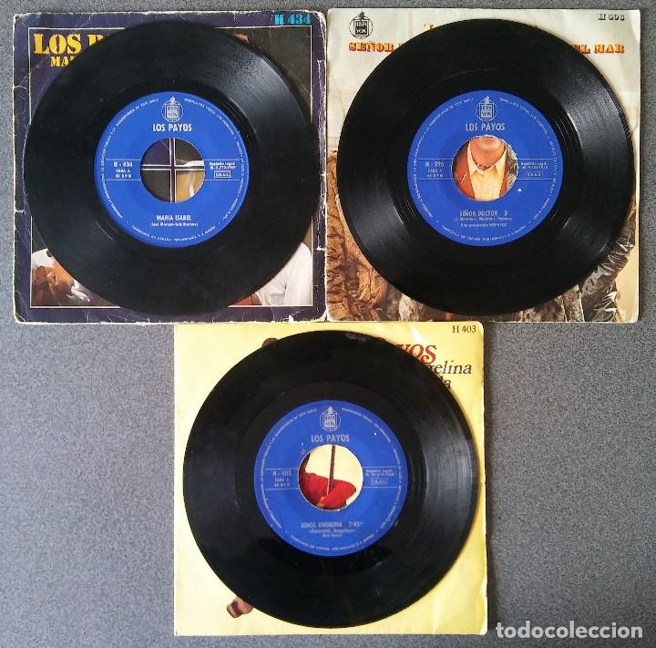 Discos de vinilo: Lote singles Los Payos - Foto 3