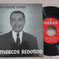 Discos de vinilo: MARCOS REDONDO EL CANTAR DEL ARRIERO SINGLE VINYL MADE IN SPAIN 1959