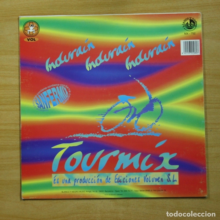 Discos de vinilo: INDURAIN - TOURMIX - MAXI - Foto 2