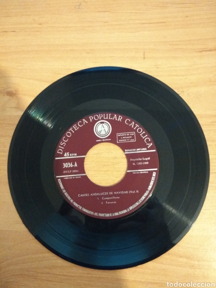 Discos de vinilo: Single. Cantes andaluces de navidad. Vol I - Foto 3