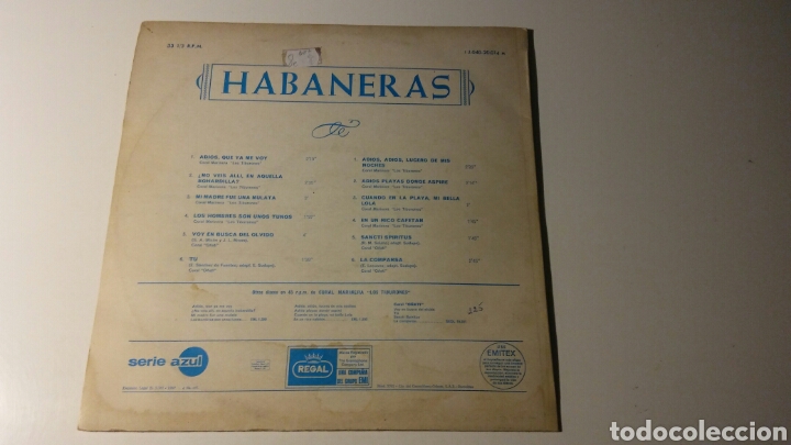 Discos de vinilo: Habaneras (LP) - Foto 2