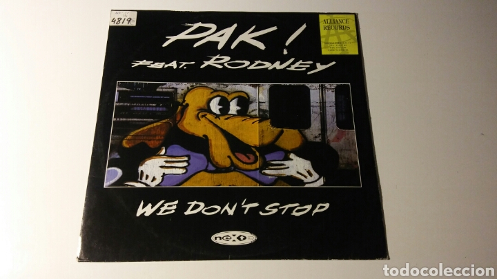 Discos de vinilo: PAK! Feat. Rodney - We Dont Stop - Foto 1