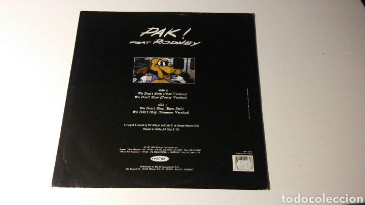 Discos de vinilo: PAK! Feat. Rodney - We Dont Stop - Foto 2