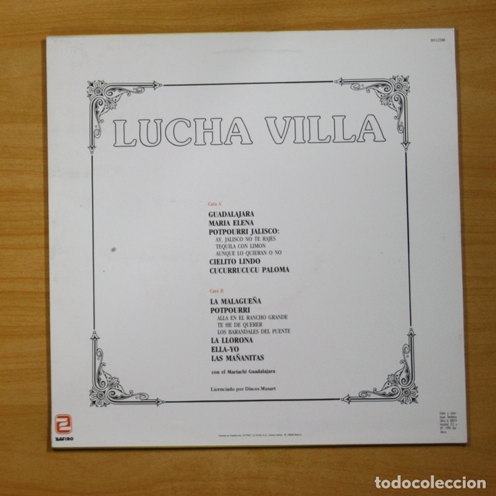 Discos de vinilo: LUCHA VILLA - LUCHA VILLA - LP - Foto 2