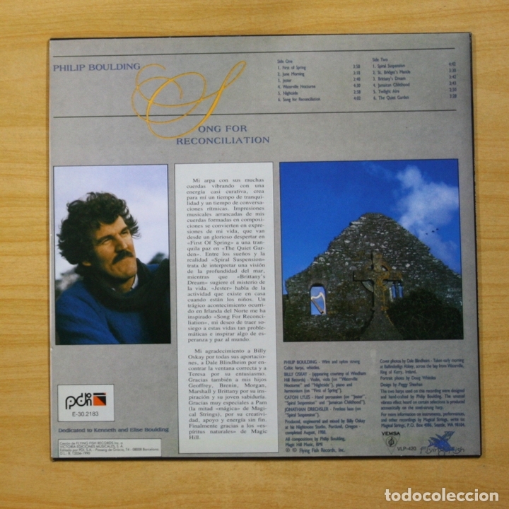 Discos de vinilo: PHILIP BOULDING - HARP - LP - Foto 2