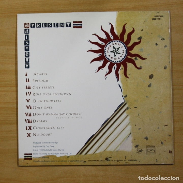 Discos de vinilo: PRESENT HISTORY - PRESENT HISTORY - LP - Foto 2