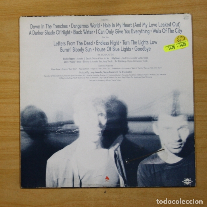 Discos de vinilo: THE BROADCASTERS - 13 GHOSTS - LP - Foto 2