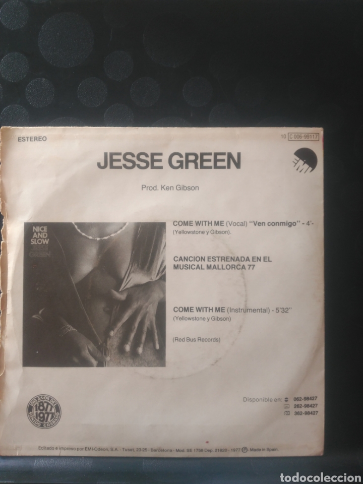 Discos de vinilo: Jesse Green, come with me - Foto 2