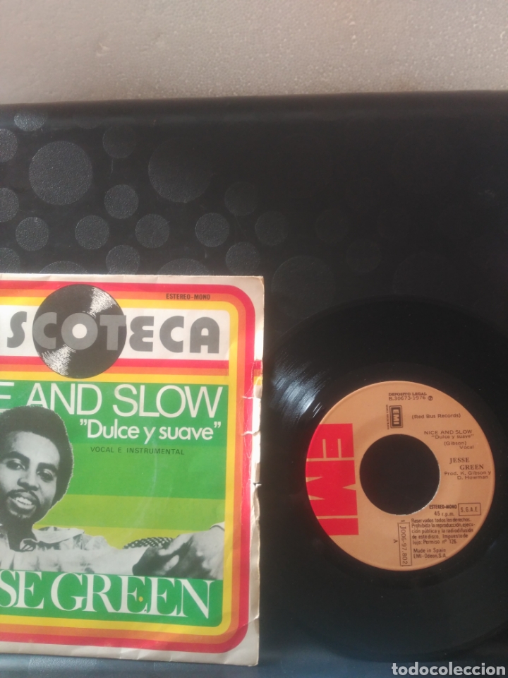 Discos de vinilo: Jesse Green. Nice and slow - Foto 3