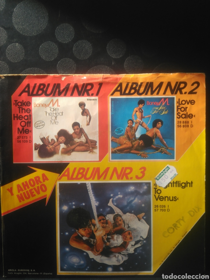 Discos de vinilo: Boney m ,r&iacute;os de Babilonia - Foto 2