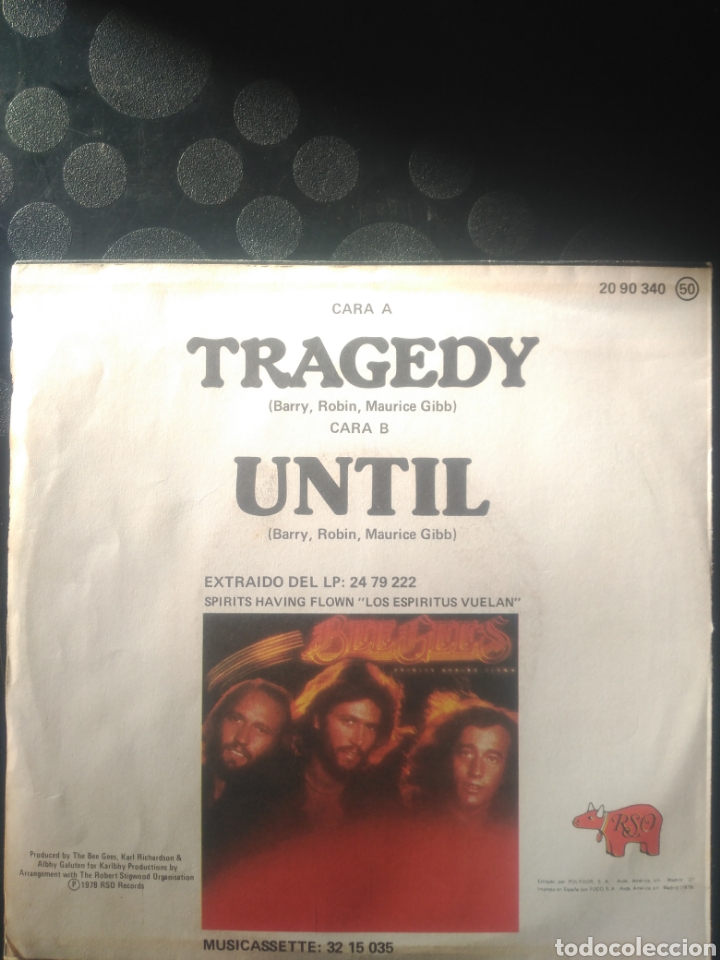 Discos de vinilo: Beegees ,tragedy - Foto 2