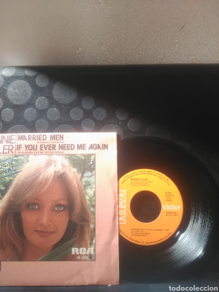 Discos de vinilo: Bonnie Tyler, married men - Foto 3